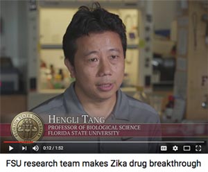 Click the image above to watch Prof. Tang and his team discuss their ZIKA Virus Infection small molecule screening program